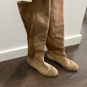 Sole Society Camel Knee Boots